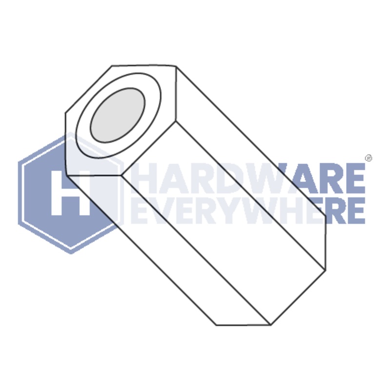 .115 x 1/2 HEX SPACER / Nylon / Natural White FUL163378749130