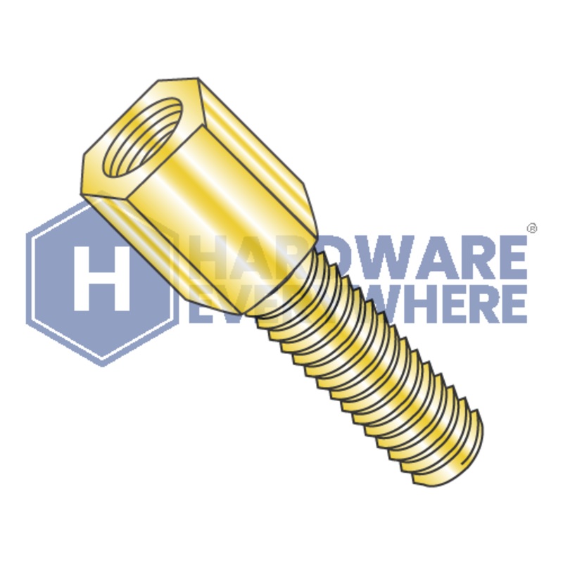 4-40 x 3/8 JACK SCREW / Steel / Zinc Yellow