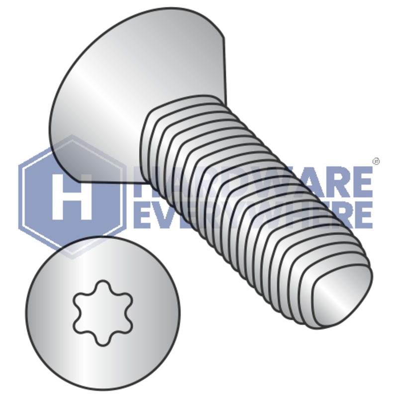 6-32 X 1/2 Thread Forming Screws / Torx / Flat Head  / 18-8 Stainless / Plain / Taptite Alternate