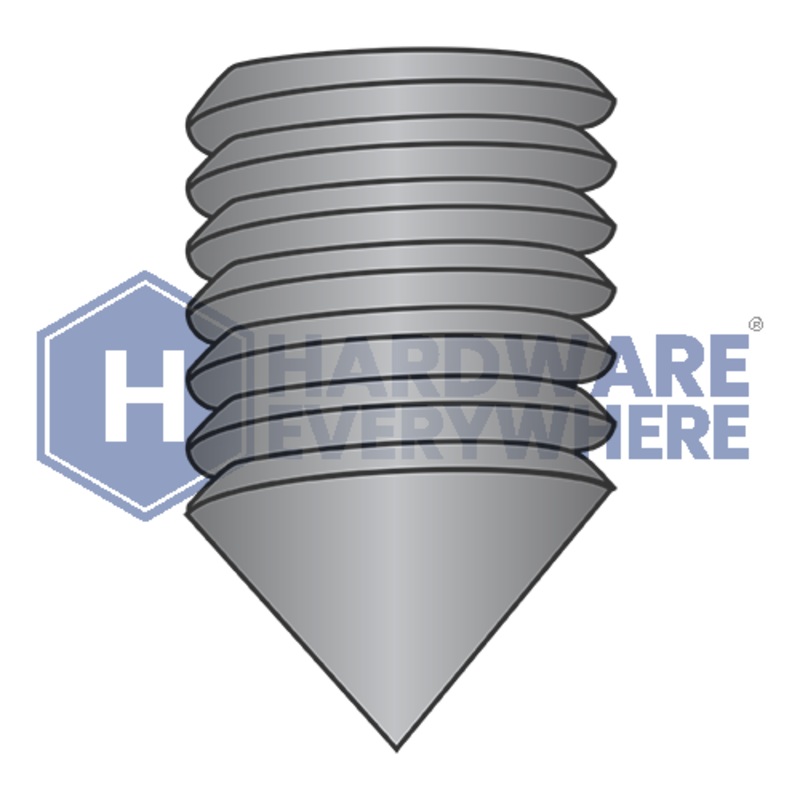 6-32 x 1/4 SOCKET SET SCREWS / 18-8 Stainless / Plain