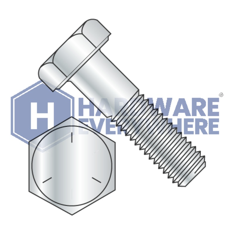 1 1/8-7 x 7 1/2 HEX CAP SCREWS / Grade 5 / Zinc