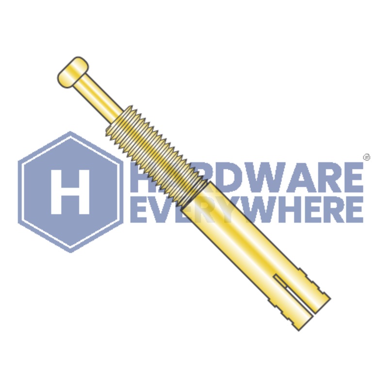 5/8 x 6 EXPANSION PIN ANCHORS / Steel / Zinc Yellow