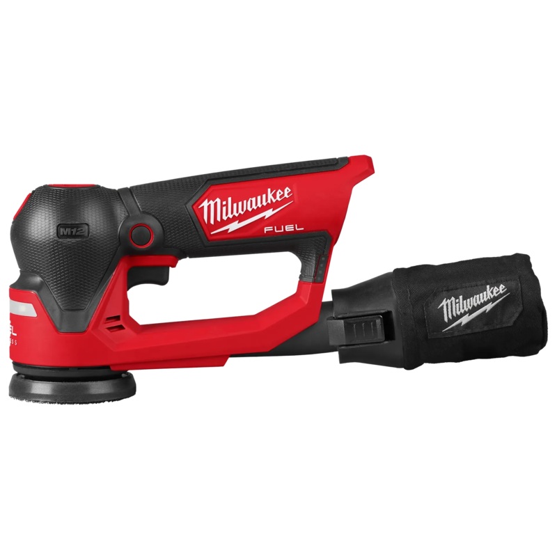 MILWAUKEE M12 FUEL 3" Random Orbital Detail Sander (Tool Only) + FREE MILWAUKEE M12 REDLITHIUM XC3.0 Battery (2 PACK)