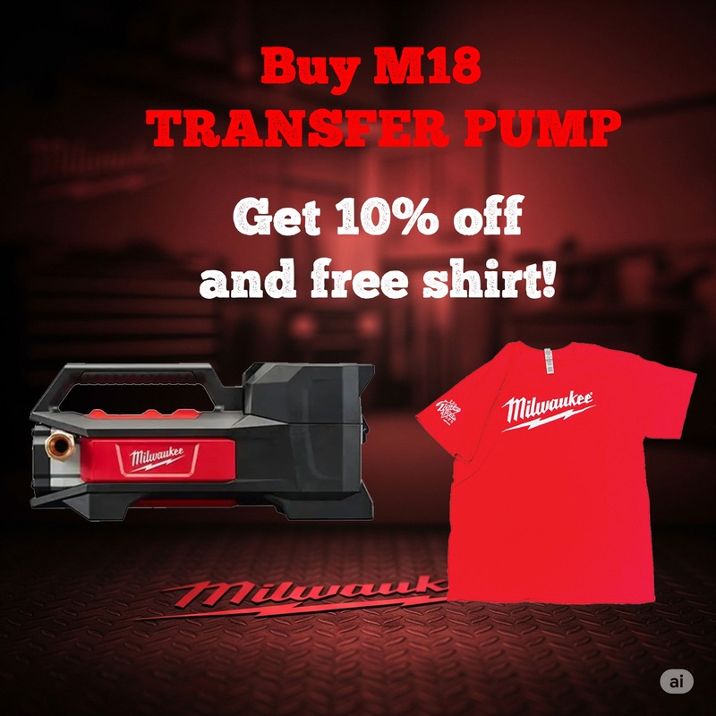 Milwaukee M18 Transfer Water Pump (8 GPM) 2771-20 (Tool Only) FLASH FLOOD SALE