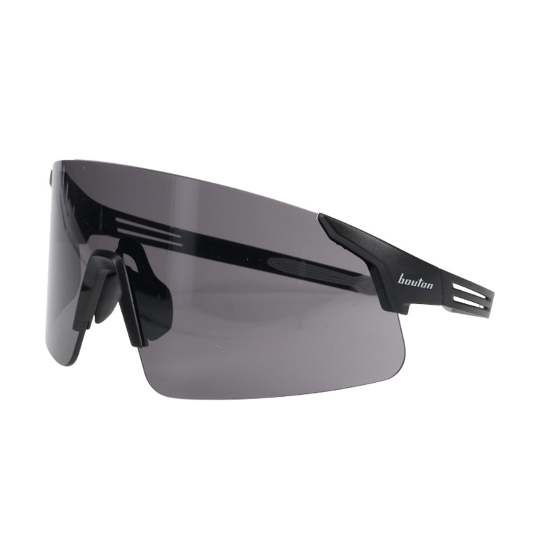 Site Boss Enhanced Coverage Frameless Safety Glasses, with Black Temples and Gray FogLess 3Sixty Lens Coating  250-40-0521