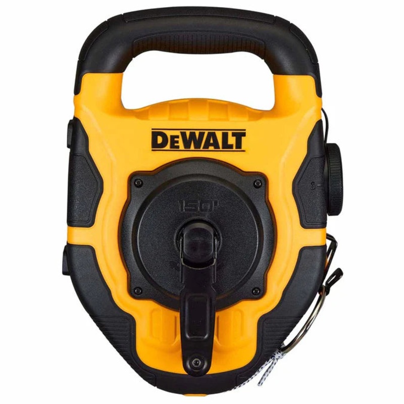 DeWalt Large Capacity Chalk Reel for Concrete and Masonry Layouts, 150 ft Braided String DWHT48337