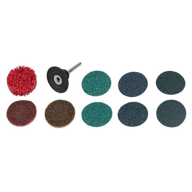 MILWAUKEE 10 PC. 2" Quick Change Disc Kit