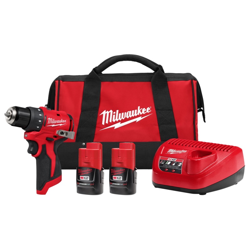 MILWAUKEE M12 Sub Compact 3/8" Drill/Driver Kit