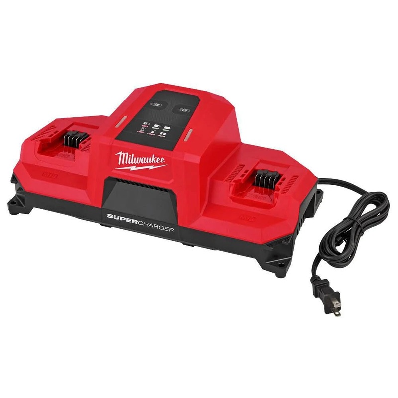 MILWAUKEE M18 Dual Bay Simultaneous Super Charger w/ 4 Point Mounting