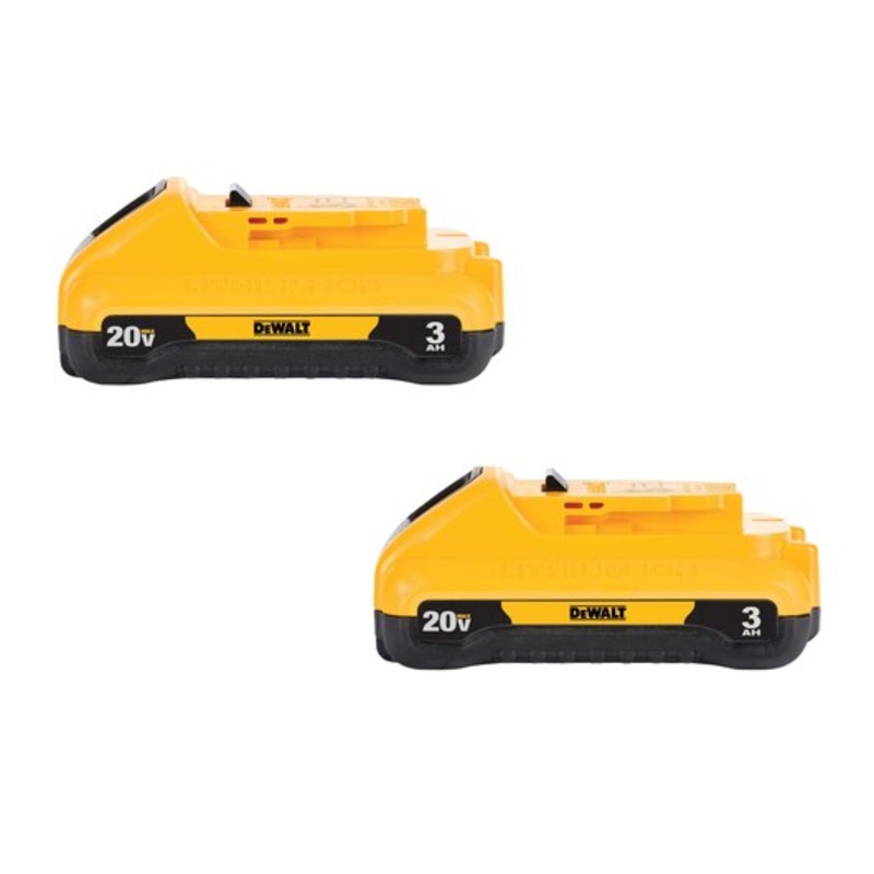 DEWALT 20V MAX* Battery Pack, 3.0-Ah, 2-Pack