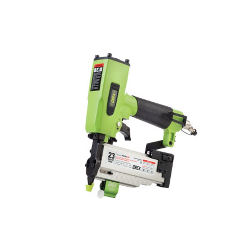 GREX 23 Ga 2" Headless Pinner, 1 Touch OverRide LockOut
