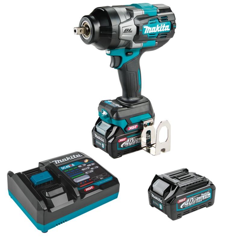 MAKITA 40V MAX XGT 4Speed HighTorque 1/2" Square Drive Impact Wrench w/ Detent Anvil Kit