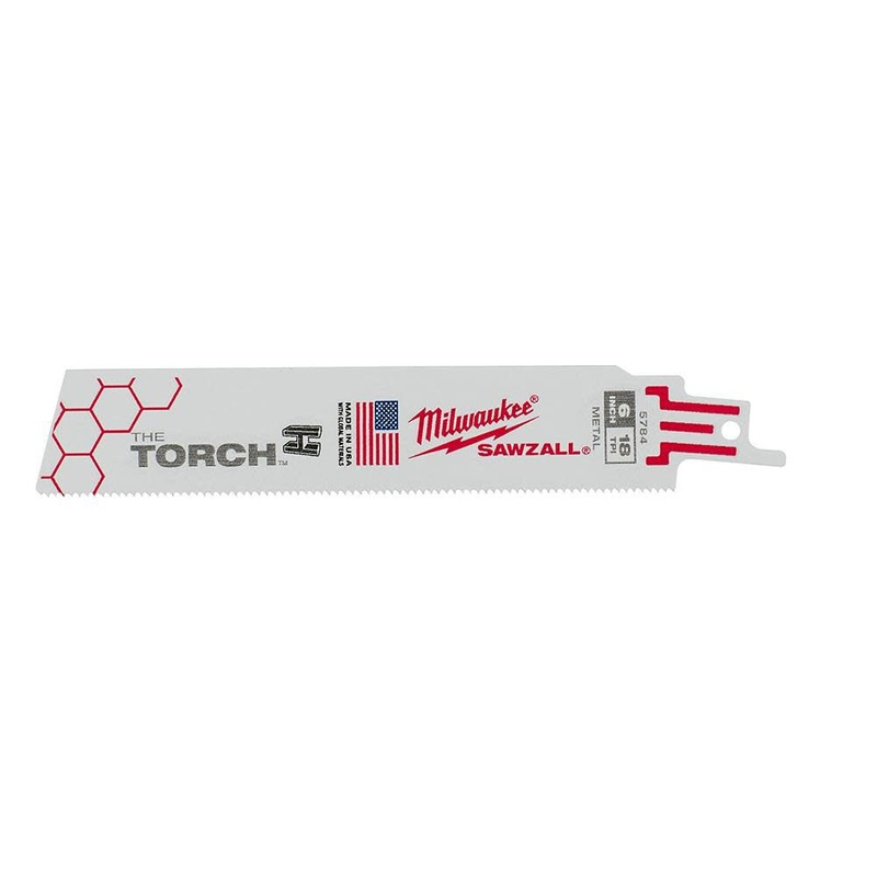 MILWAUKEE 18 TPI TORCH Metal SAWZALL Blade For Rigid Conduit & Unistrut (5 PACK)