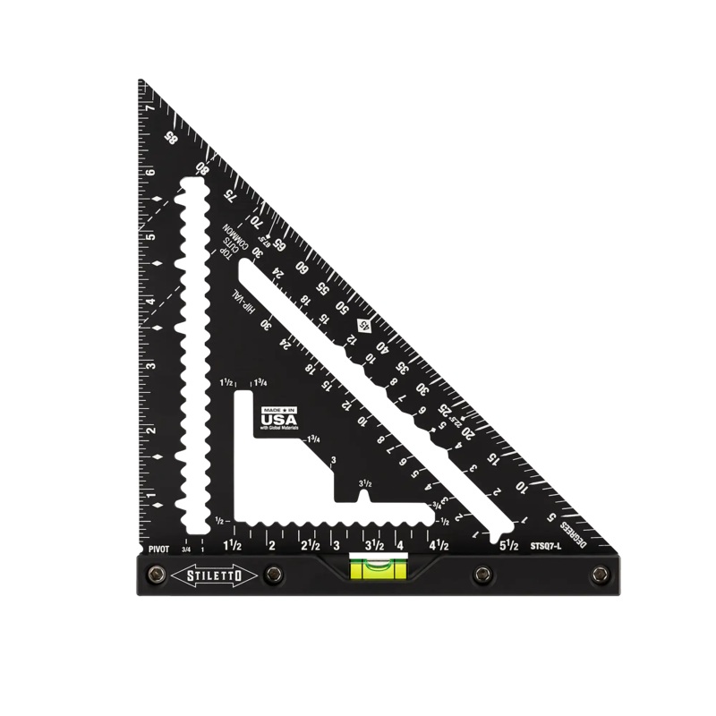 STILETTO STSQ7-L 7" Carpenter Square w/ Level