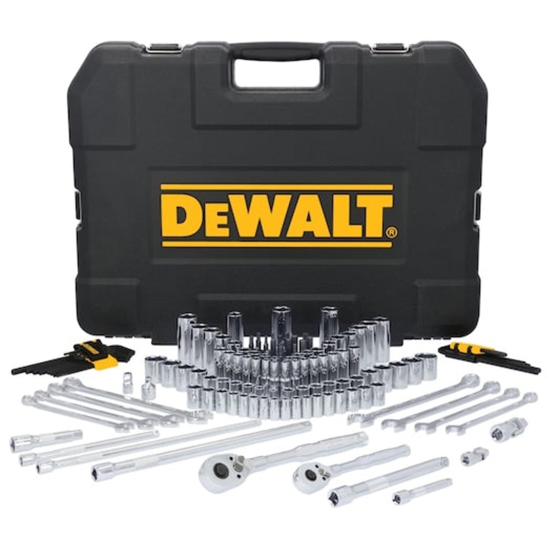 DEWALT TOUGHSERIES 140 pc. 1/4 in. and 3/8 in. Mechanics Tool Set