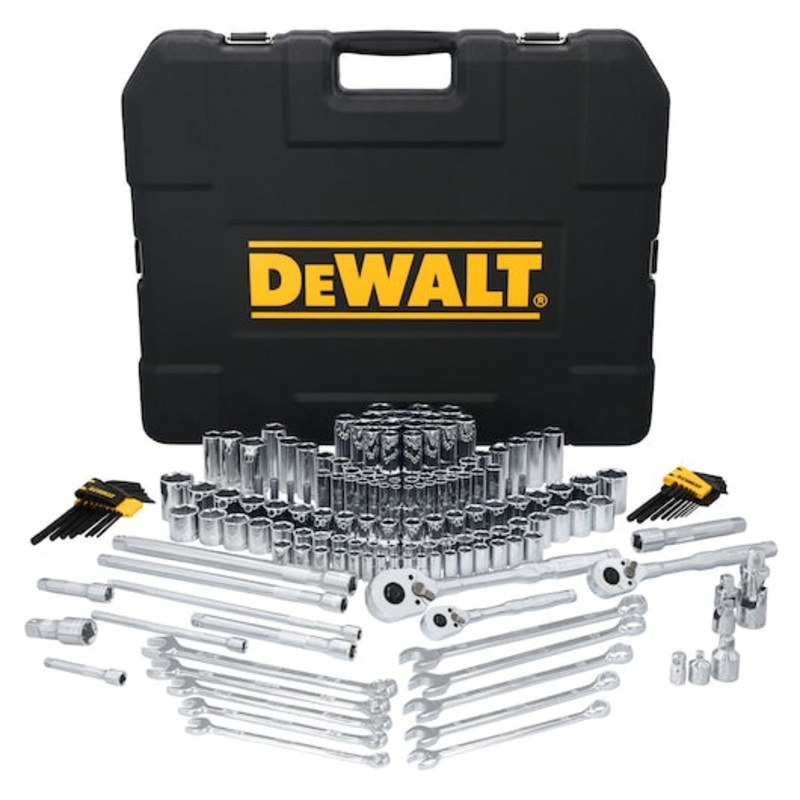 DEWALT TOUGHSERIES 185 pc. 3 Drive Mechanics Tool Set