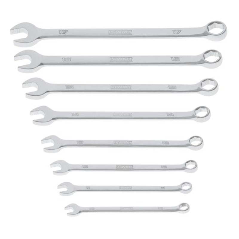 DEWALT TOUGHSERIES 8-Piece Metric Combination Wrench Set