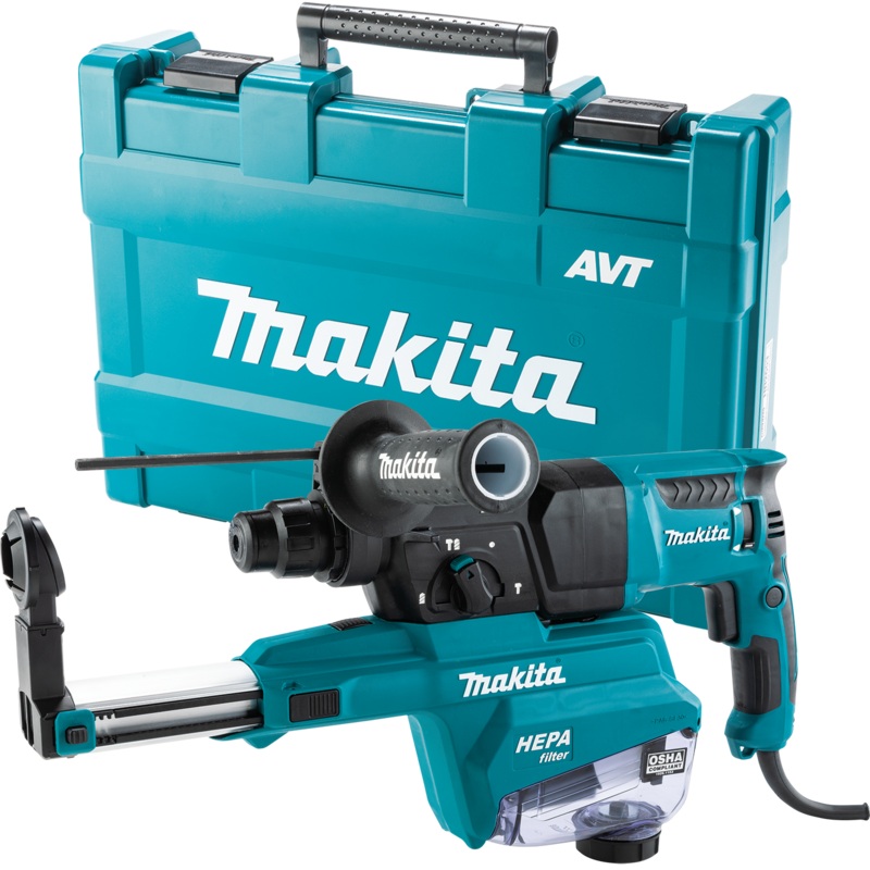MAKITA 1" SDSPLUS AVT Rotary Hammer, w/ HEPA Dust Extractor (Pistol Grip)