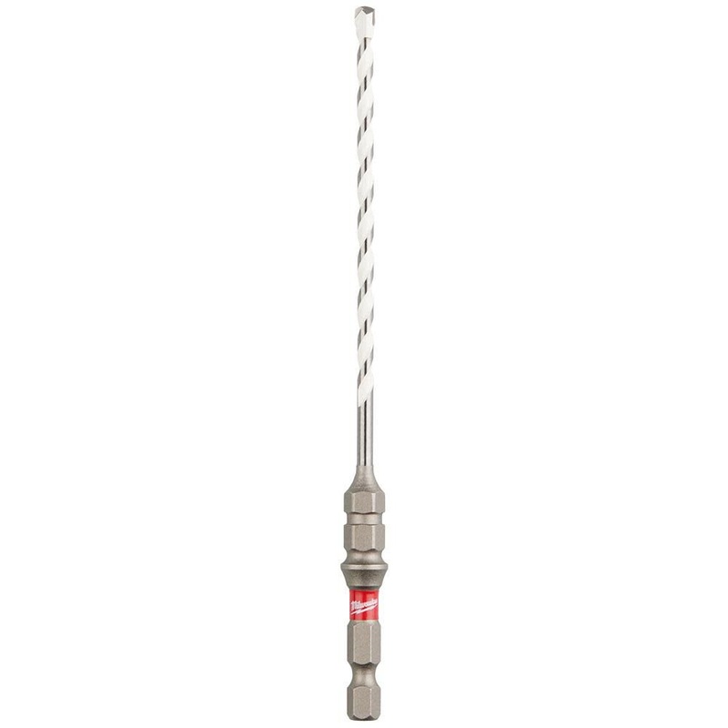 MILWAUKEE 5/32" X 6" SHOCKWAVE IMPACT DUTY Carbide Multi-Material Drill Bit For Concrete Screws