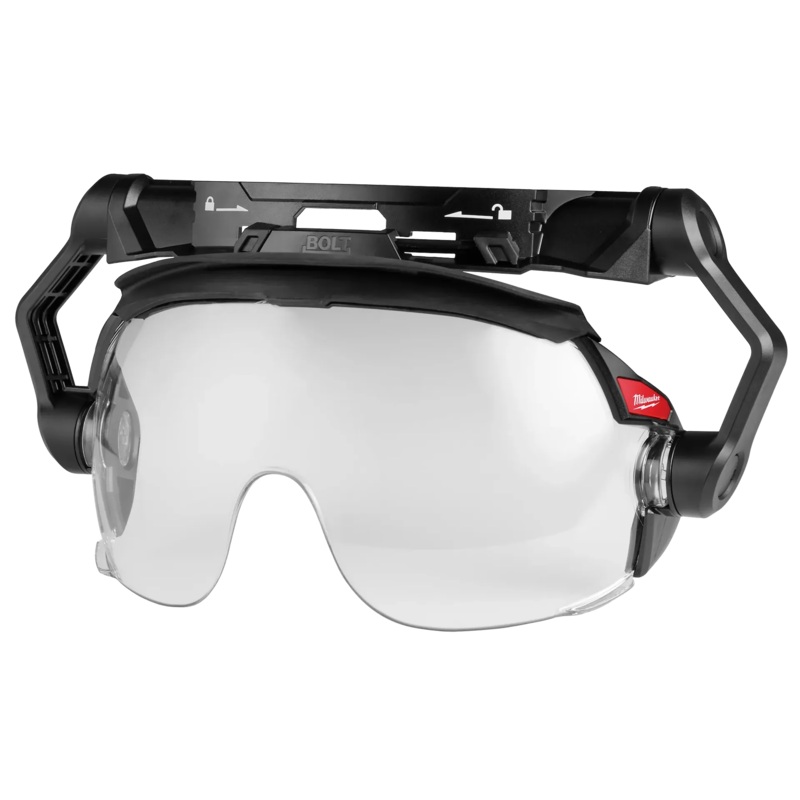 MILWAUKEE BOLT Gasketed Eye Visor - Dual Coat Lens (Compatible w/ BOLT Safety Helmets & BOLT Hard Hats)