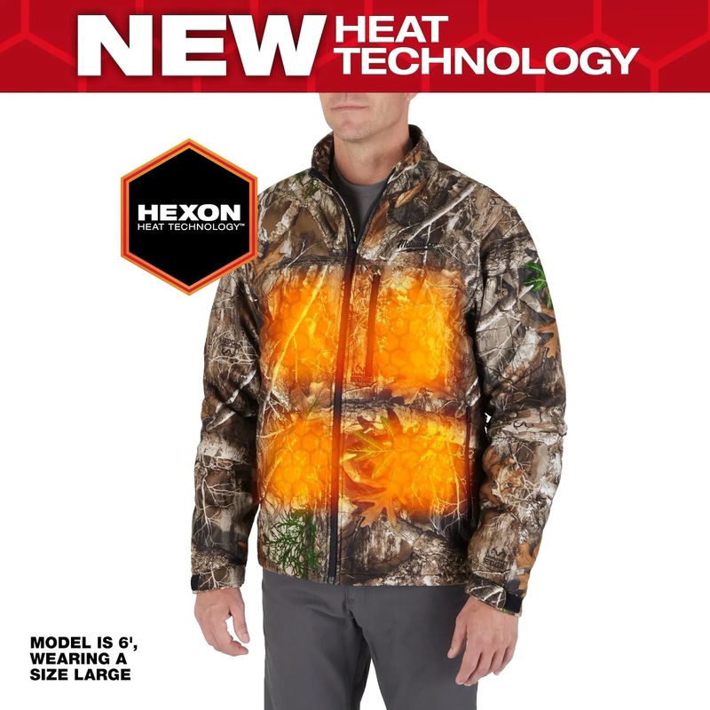 MILWAUKEE M12 QUIETSHELL Heated RealTree Xtra Camouflage Jacket Kit