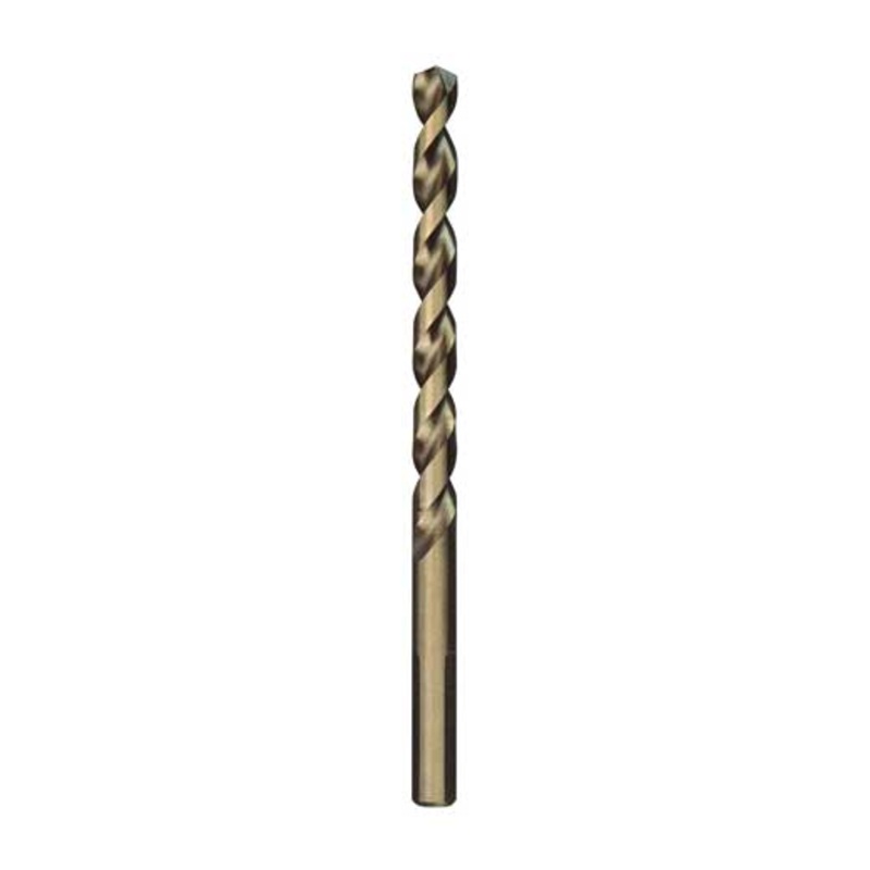MILWAUKEE RED HELIX Cobalt Drill Bits, 3/8" Reduced 3-Flat Shank