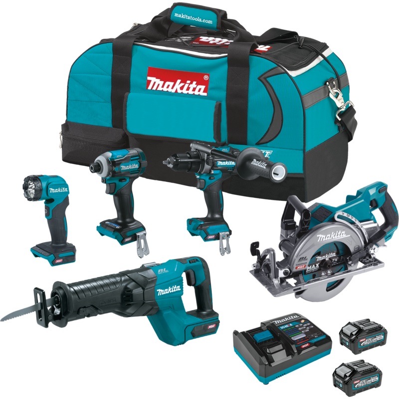 MAKITA 5 PC. 40V MAX XGT Combo Kit