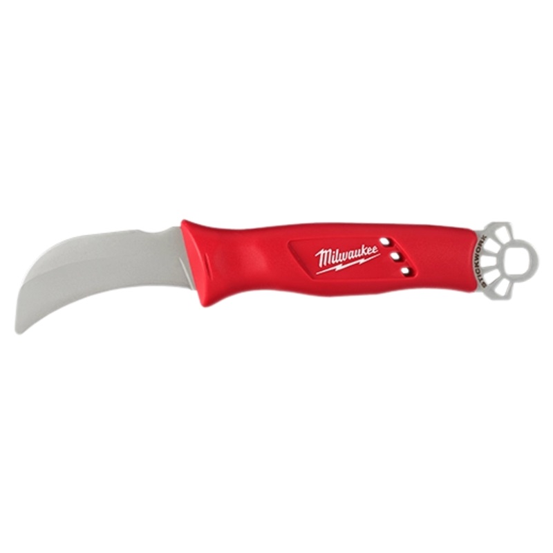 MILWAUKEE Lineman's Hawkbill Knife w/ STICKWORK 3 IN 1 Ring