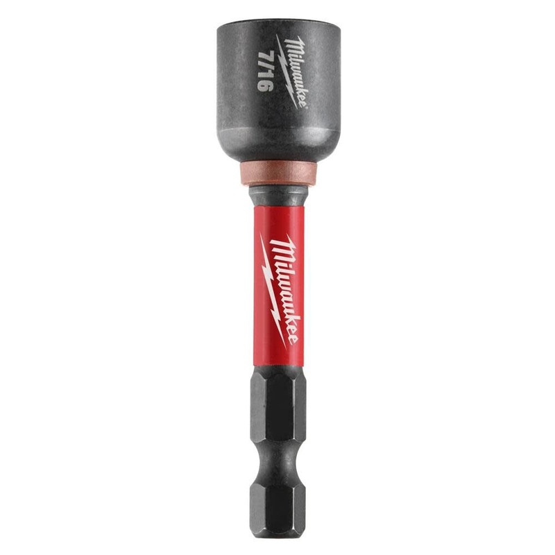 MILWAUKEE SHOCKWAVE IMPACT DUTY 7/16" X 2-9/16" Magnetic Nut Driver (10 PACK)