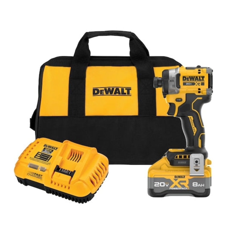 DEWALT 20V MAX* XR 3-Speed 1/4" High Torque Impact Driver Kit