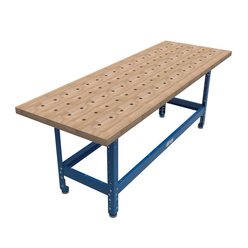 KREG 24" X 68" Universal Bench w/ Hardwood Top + Dog Holes