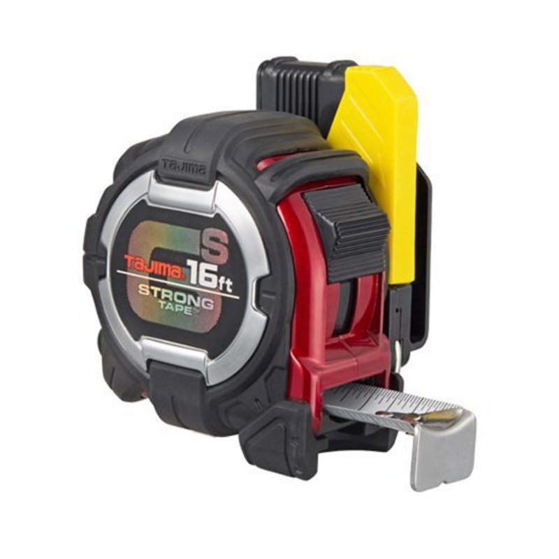 TAJIMA 16' GS-LOCK Measuring Tape w/ Safety Belt Holder