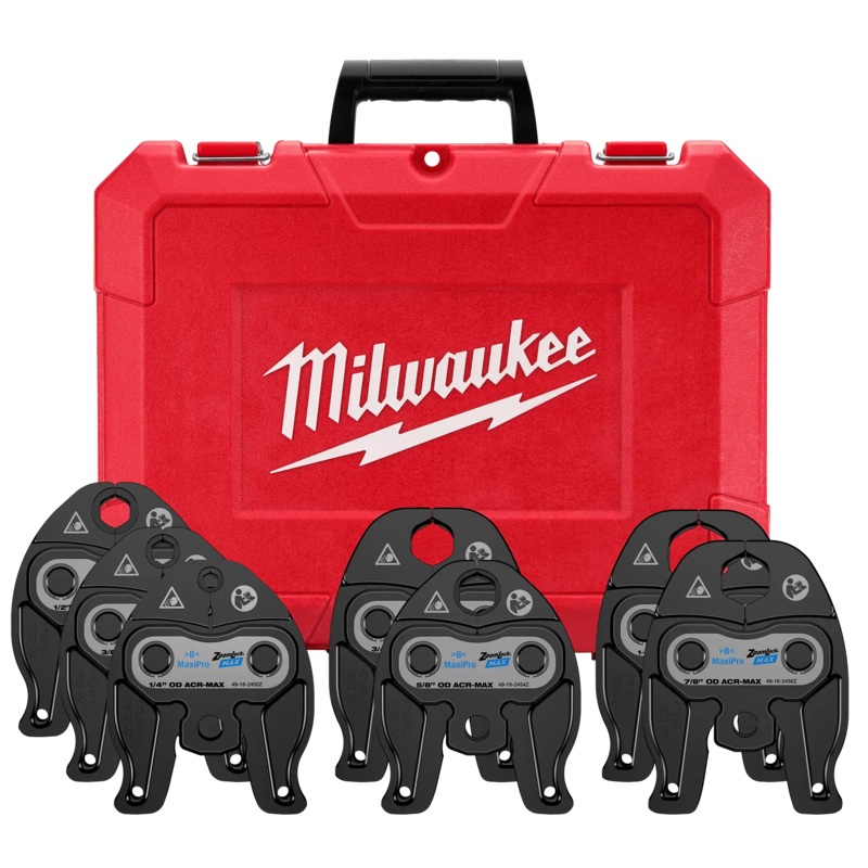 MILWAUKEE 1/4 - 1-1/8 ZOOMLOCK MAX Press Jaw Kit For M12 FORCE LOGIC Press Tools