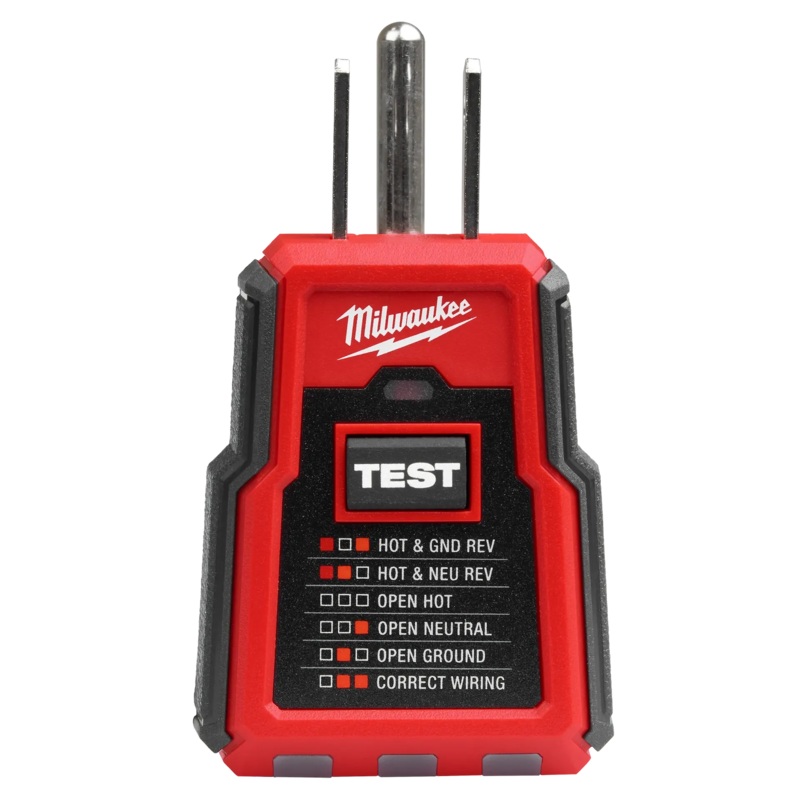 MILWAUKEE GFCI Receptacle Tester