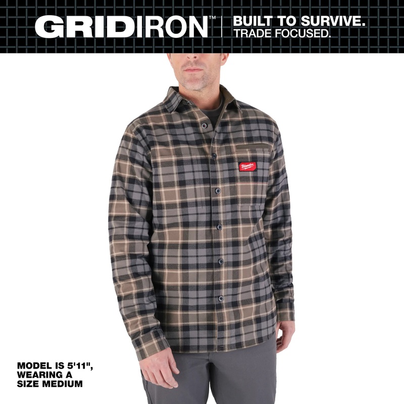 MILWAUKEE GRIDIRON Flannel Shirt