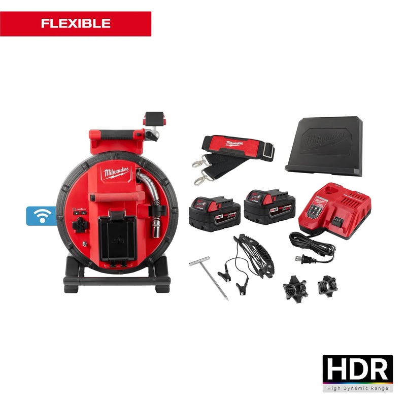 MILWAUKEE M18 100 Flexible Modular Pipeline Inspection System Kit