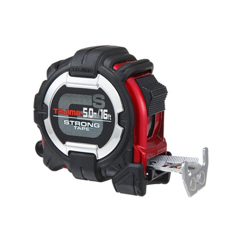 TAJIMA 16' / 5m GS-LOCK Horned Magnetic Hook Compatible Clip Measuring Tape