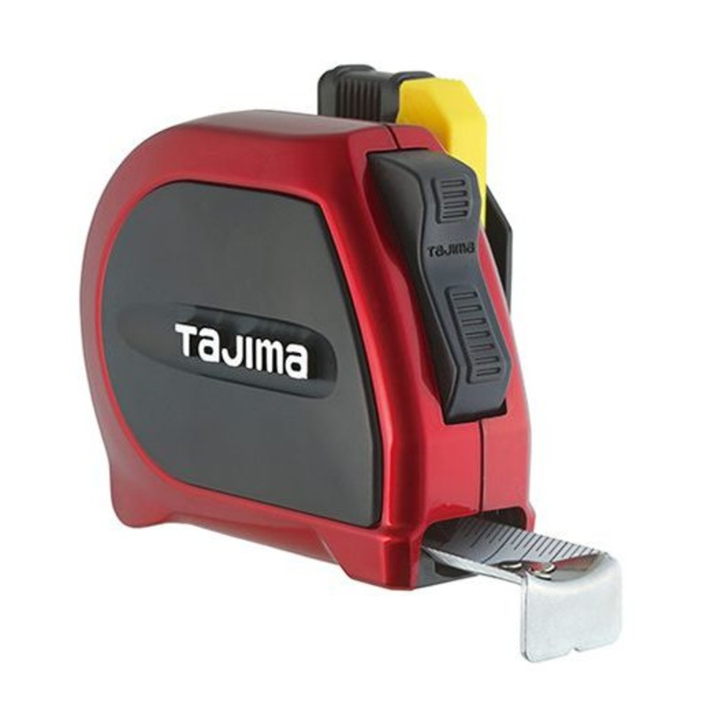 TAJIMA 25' / 7.5m SIGMA STOP Measuring Tape w/ Safety Belt Holder