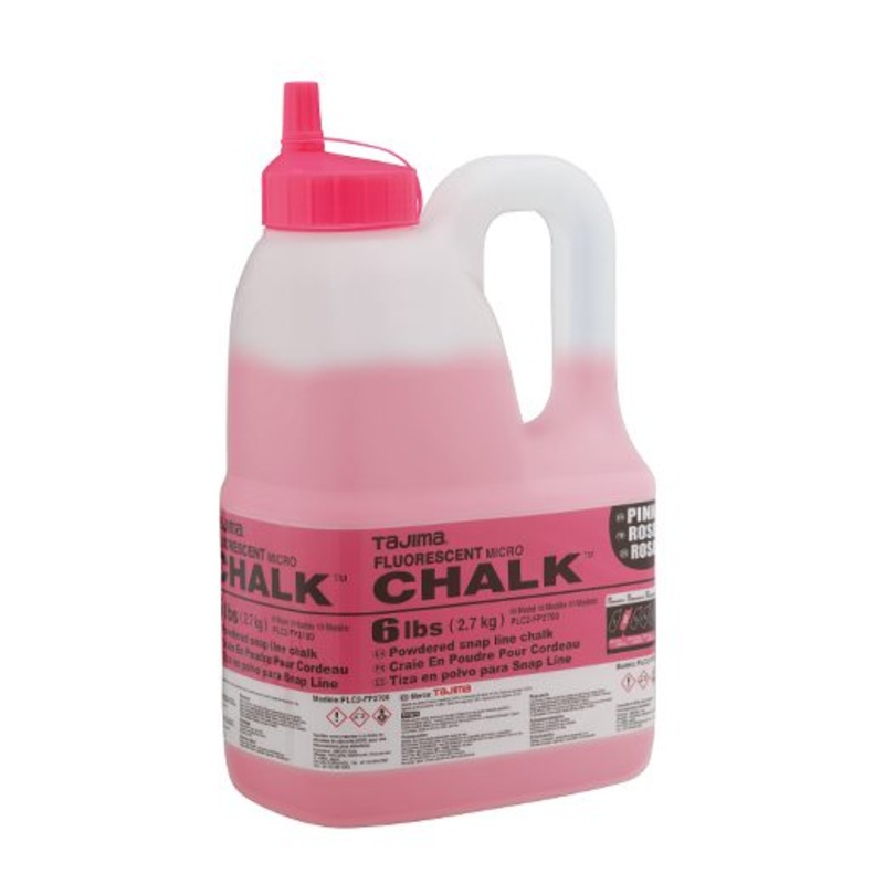 TAJIMA Pink Fluorescent Micro Chalk - 6 lbs