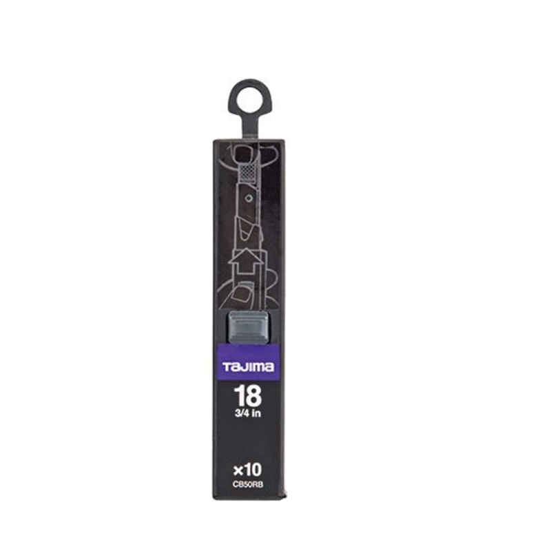 TAJIMA Premium Series RAZAR BLACK BLADE 3/4" Utility Knife Blades