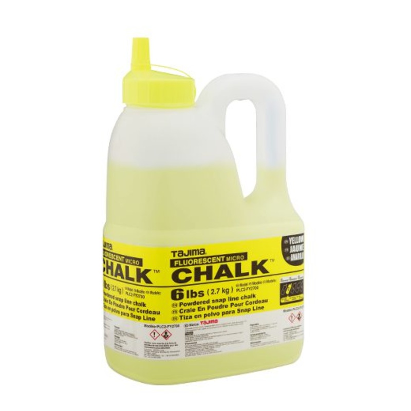 TAJIMA Yellow Fluorescent Micro Chalk - 6 lbs