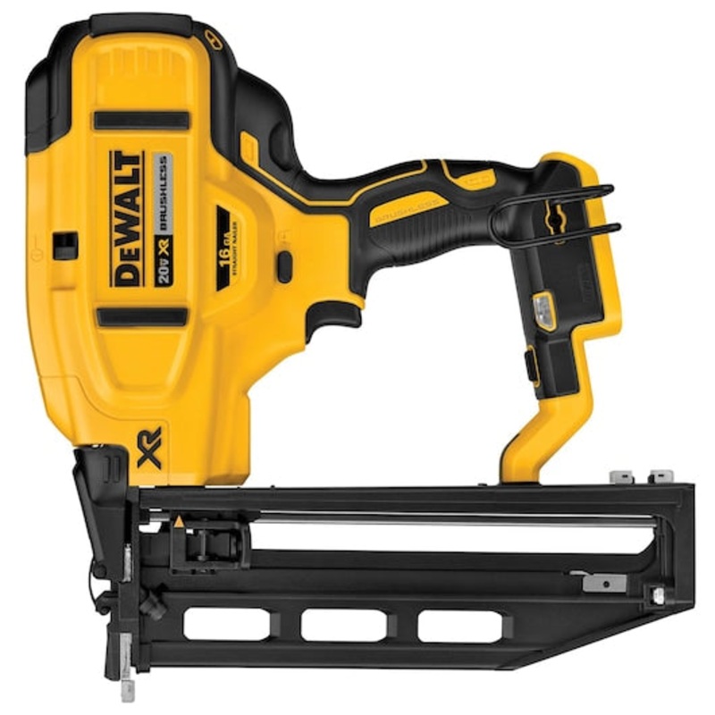 DEWALT 20V MAX* XR 16 GA Cordless Straight Finish Nailer (Tool Only)