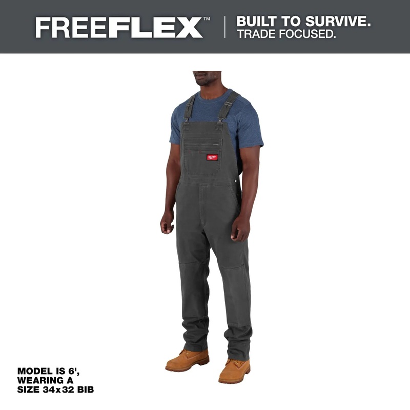 MILWAUKEE FREEFLEX Unlined Bib Overalls