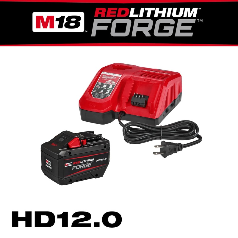 MILWAUKEE M18 REDLITHIUM FORGE HD12.0 Starter Kit
