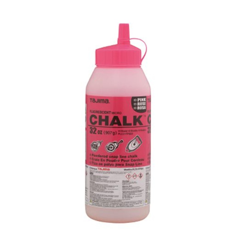 TAJIMA Pink Fluorescent Micro Chalk - 32 oz