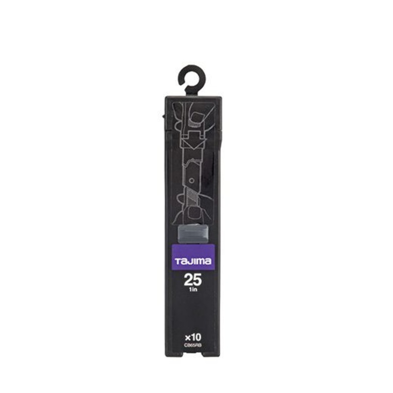 TAJIMA Premium Series RAZAR BLACK BLADE 1" Utility Knife Blades