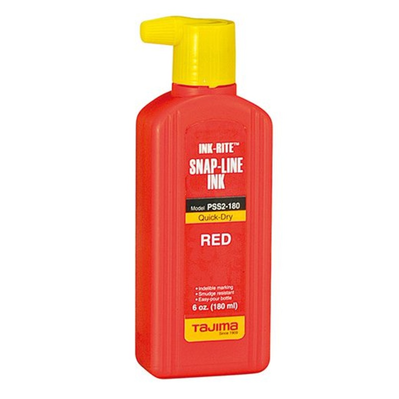 TAJIMA Red Quick-Dry Ink