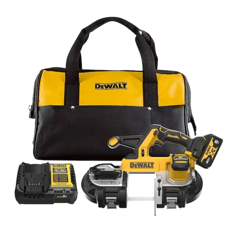 DEWALT 20V MAX* XR Mid-Size Bandsaw (5.0Ah Battery Kit)