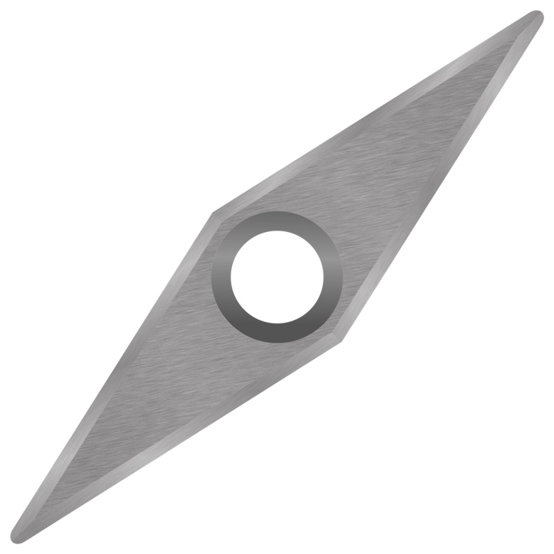 EASY WOOD TOOLS Ci7 NR Negative Rake Carbide Cutter - Diamond