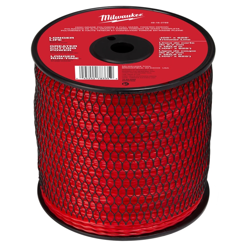 MILWAUKEE .105" X 625' Trimmer Line